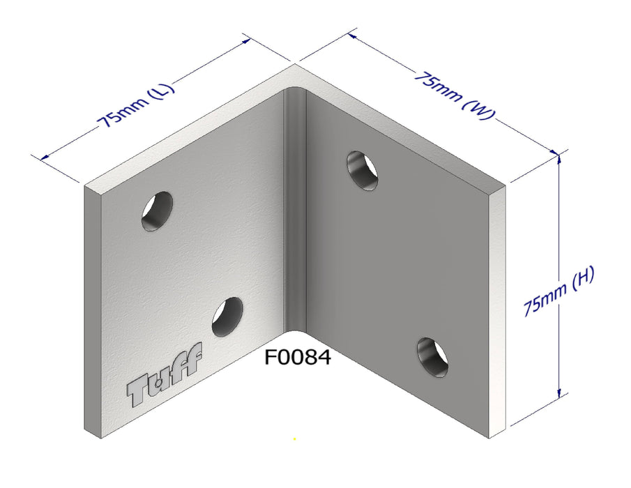 ANGLE BRACKET 75X75X6MM