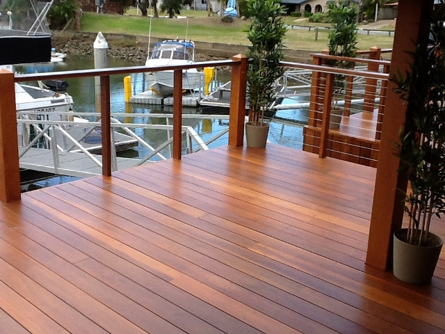 90X19 JARRAH Select Grade KD Decking Random Mix Lengths