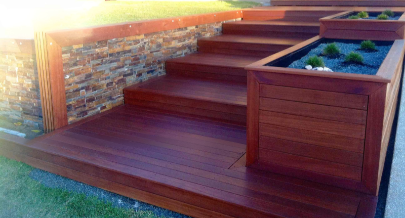 Merbau Decking Entrance