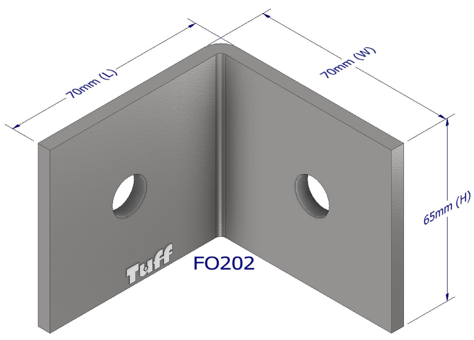 ANGLE BRACKET 65X65X65X5MM