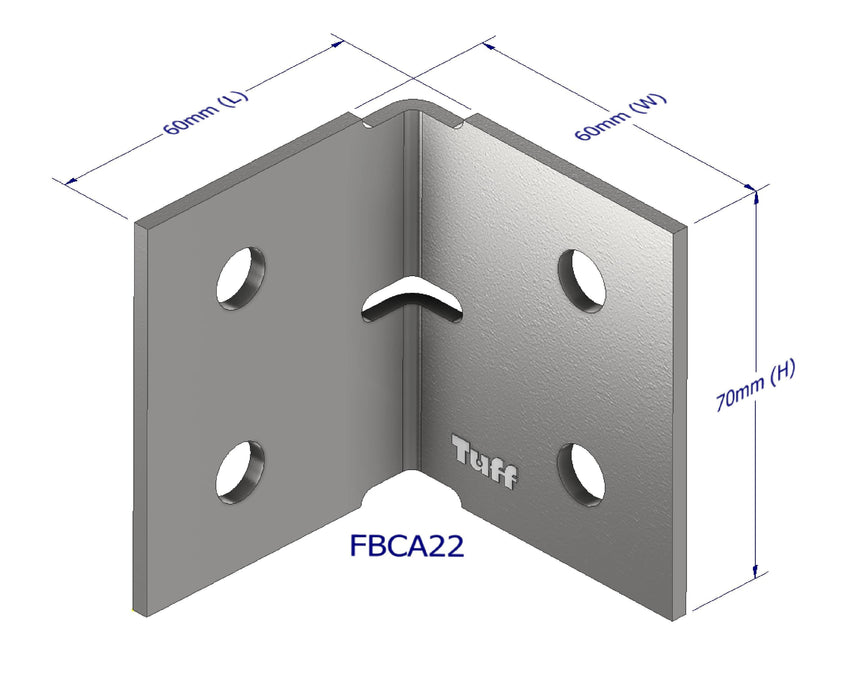 HEAVY DUTY ANGLES 60X60X70X3MM