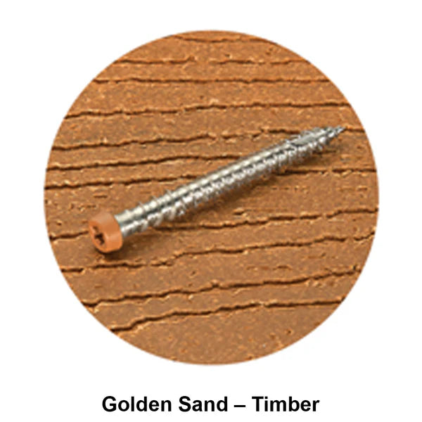 Coloured Decking Screws for Modwood Xtreme Guard 305SS Composite Decking Suitable for Wooden Joist - Box of 100