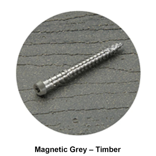 Magnetic Grey Decking Screws