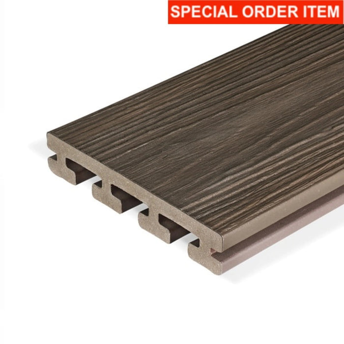 135x25 Evalast I Series Grooved 5.4m Infinity IS Grooved Composite Decking Board