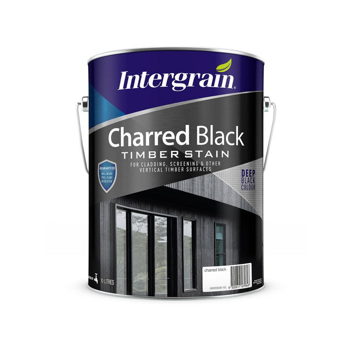 Intergrain 10L Charred Black Timber Stain