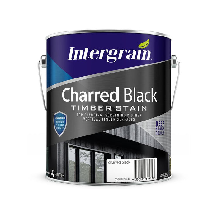 Intergrain 4L Charred Black Timber Stain